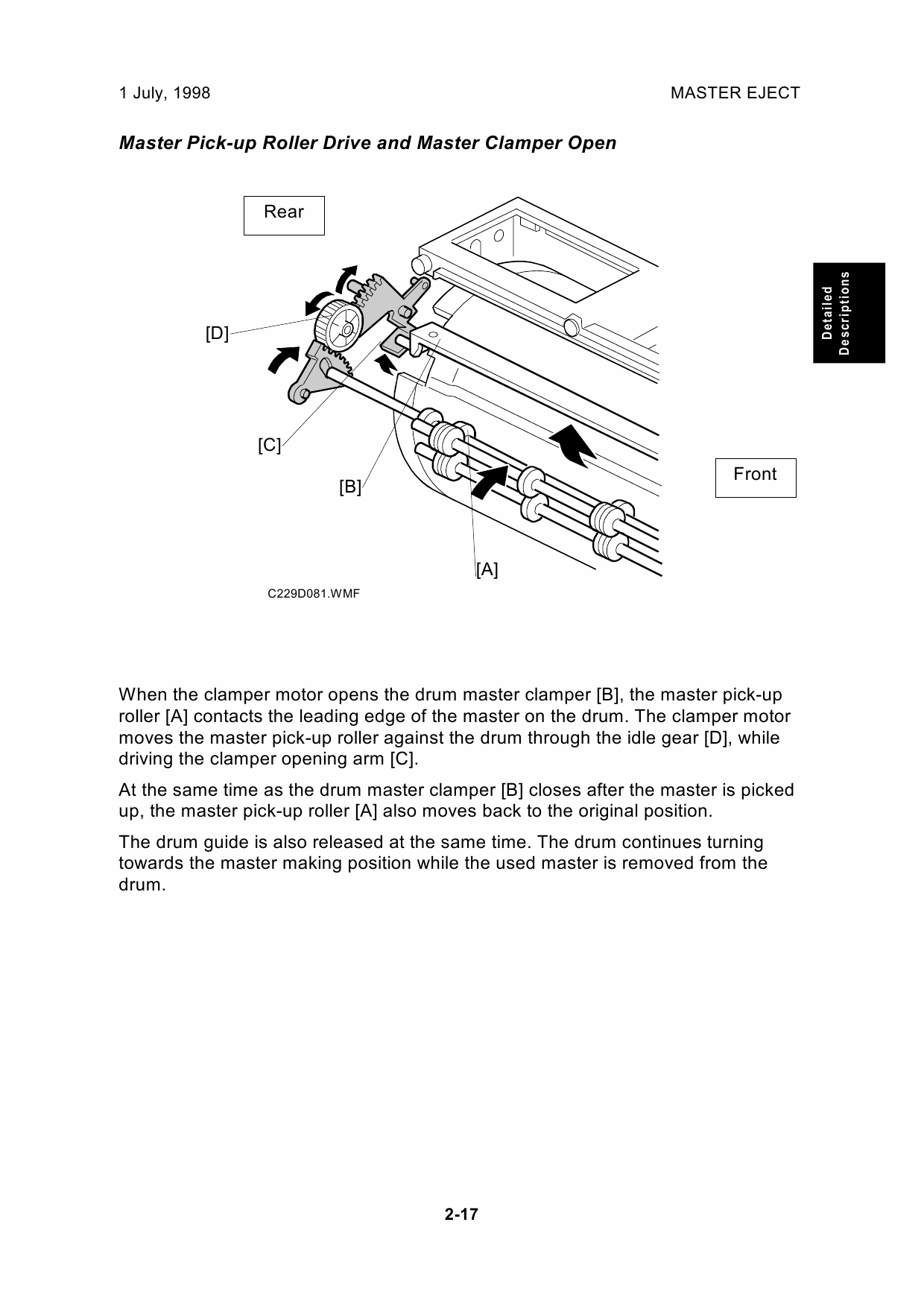 RICOH Aficio JP-5000 C229 Service Manual-3